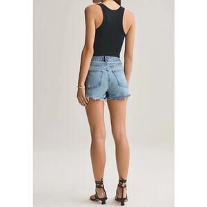 AGOLDE Jaden Cut Off Jean Short in Surreal Wash Size 28 High Rise Short